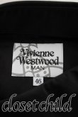 画像3: ヴィヴィアンウエストウッド MAN 中古 / アシメカラーシャツ 46（メンズM相当） 黒  H-26-03-22-030-bl-OD-ZH (3)