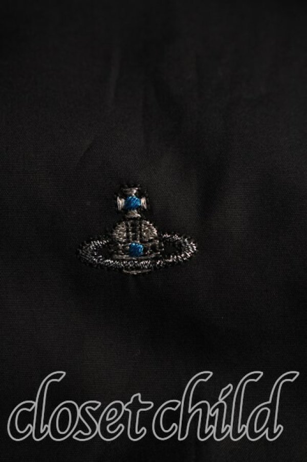 画像5: ヴィヴィアンウエストウッド MAN 中古 / アシメカラーシャツ 46（メンズM相当） 黒  H-26-03-22-030-bl-OD-ZH (5)