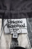 画像3: ヴィヴィアンウエストウッド MAN 中古 / ダブルウエストハーフパンツ 46（メンズM相当） 灰ｘ生成  H-26-03-22-033-pa-OD-ZH (3)