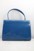 画像2: ヴィヴィアンウエストウッド 中古 / APOLLO PATENTハンドバッグ  青  H-26-03-22-035-ba-OD-ZH (2)
