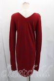 画像2: ヴィヴィアンウエストウッド 中古 / ジャガードハートニットワンピ 3（11号相当） 赤  H-26-03-22-004-op-OD-ZH (2)