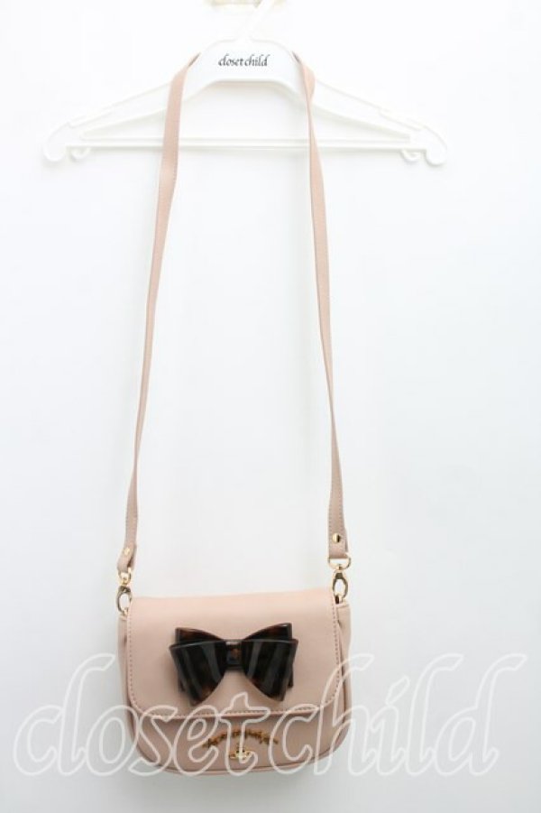 画像3: ヴィヴィアンウエストウッド 中古 / ボウショルダーバッグ  ピンク  H-26-03-22-039-ba-OD-ZH (3)