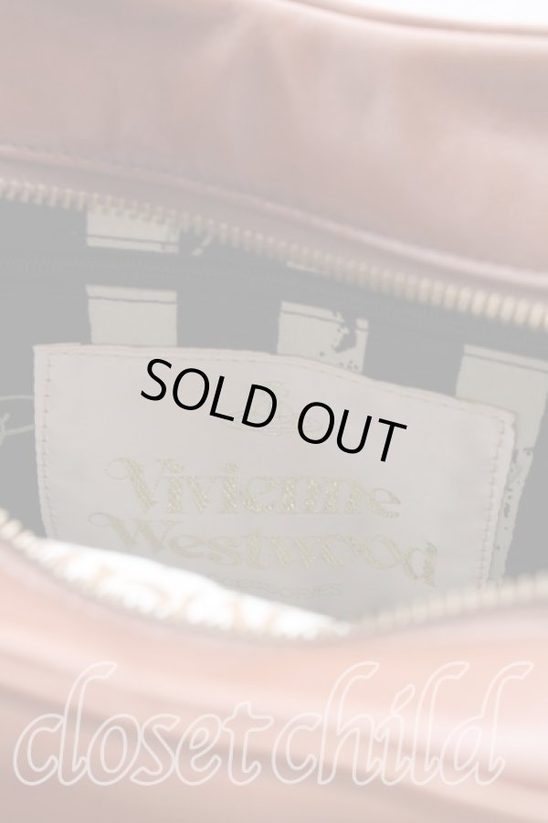 画像4: ヴィヴィアンウエストウッド 中古 / サイドノットハンドバッグ  茶  H-26-03-22-040-ba-OD-ZH (4)