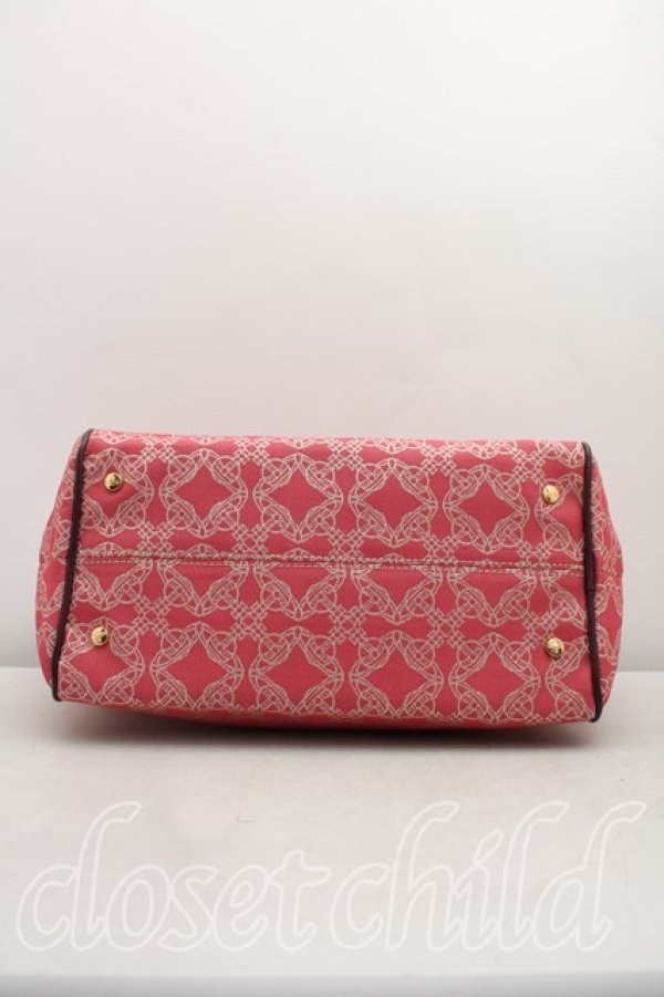 画像3: ヴィヴィアンウエストウッド 中古 / ロゴマニアハンドバッグ  ピンク  H-26-03-22-041-ba-OD-ZH (3)