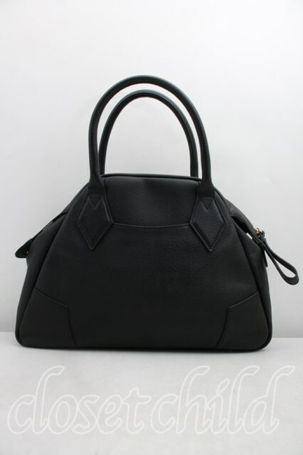 画像2: ヴィヴィアンウエストウッド 中古 / エグゼクティブハンドバッグ  黒  H-26-03-22-042-ba-OD-ZH (2)