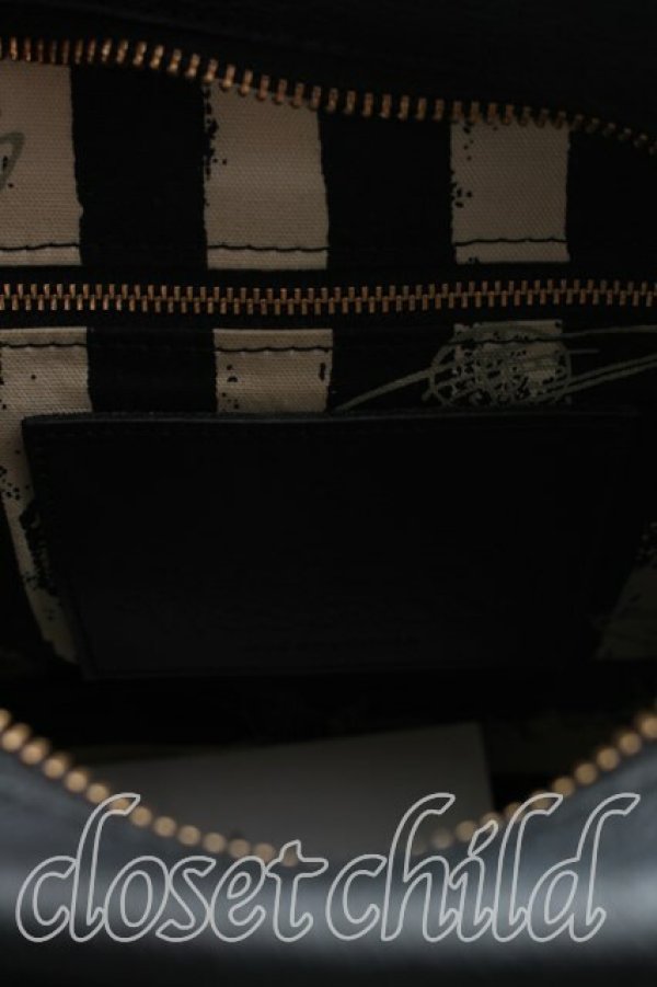 画像4: ヴィヴィアンウエストウッド 中古 / エグゼクティブハンドバッグ  黒  H-26-03-22-042-ba-OD-ZH (4)