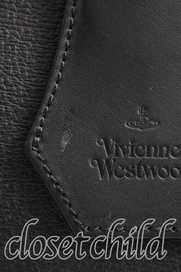 画像5: ヴィヴィアンウエストウッド 中古 / エグゼクティブハンドバッグ  黒  H-26-03-22-042-ba-OD-ZH (5)