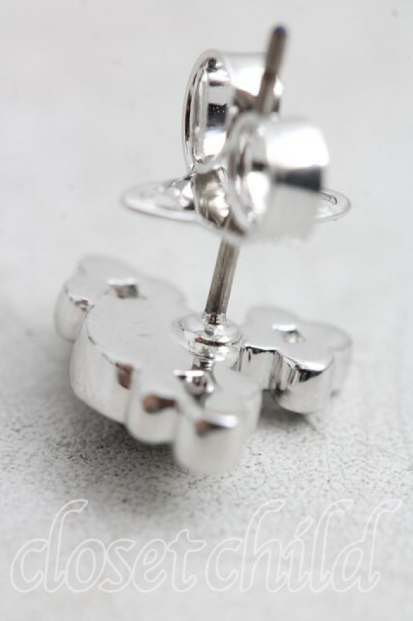 画像4: ヴィヴィアンウエストウッド 中古 / MAN.BRUCEシングルスタッドピアス  シルバー  H-26-03-22-046-er-OD-ZH (4)
