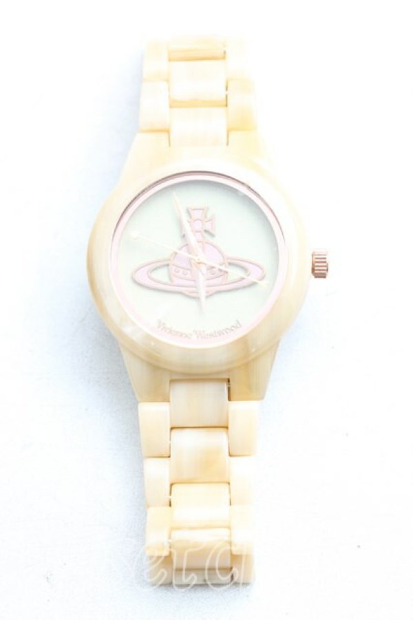 画像2: ヴィヴィアンウエストウッド 中古 / Kewウォッチ  ベージュ  H-26-03-22-049-ac-OD-ZH (2)