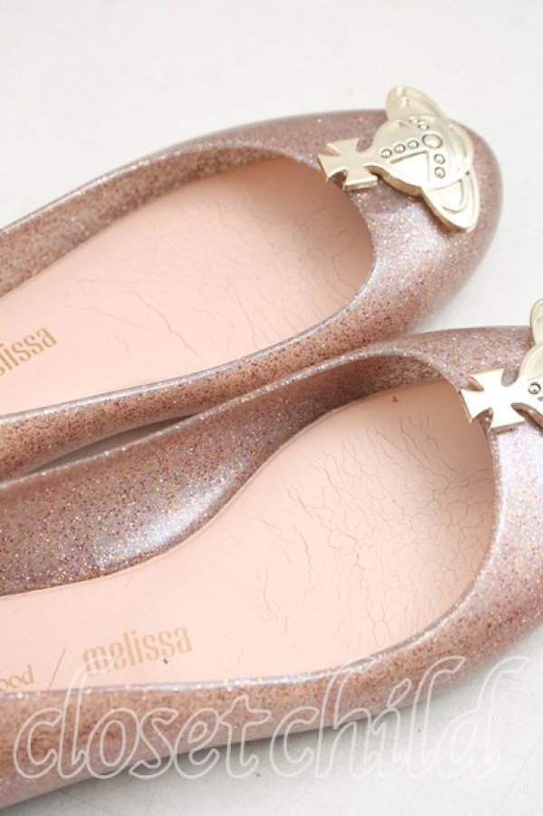画像6: ヴィヴィアンウエストウッド×Melissa 中古 / フラットシューズ 22.5cm相当 ピンク  H-26-03-22-057-sh-OD-ZH (6)