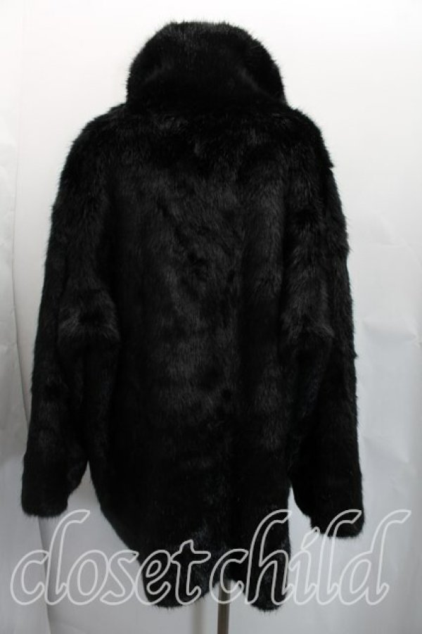 画像2: ヴィヴィアンウエストウッド 中古 / フェイクファーコート 00（ワンサイズ） 黒  H-26-03-22-006-co-OD-ZH (2)