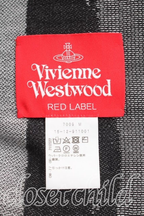 画像3: ヴィヴィアンウエストウッド 中古 / オーブ刺繍ストール  黒  H-26-03-22-061-gd-OD-ZH (3)