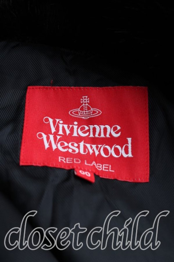 画像3: ヴィヴィアンウエストウッド 中古 / フェイクファーコート 00（ワンサイズ） 黒  H-26-03-22-006-co-OD-ZH (3)
