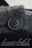 画像6: ANGLOMANIA 中古 / ボーダーナポレオンコート 36（XS相当） 灰ｘ黒  H-26-03-22-007-co-OD-ZH (6)