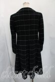 画像2: ヴィヴィアンウエストウッド 中古 / 格子チェックプリンスコート 2（9号相当） 黒  H-26-03-22-009-co-OD-ZH (2)