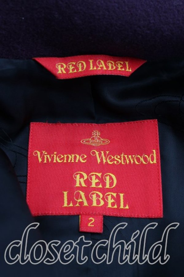 画像3: ヴィヴィアンウエストウッド 中古 / フロントアシメコート 2（9号相当） 紫  H-26-03-22-010-co-OD-ZH (3)