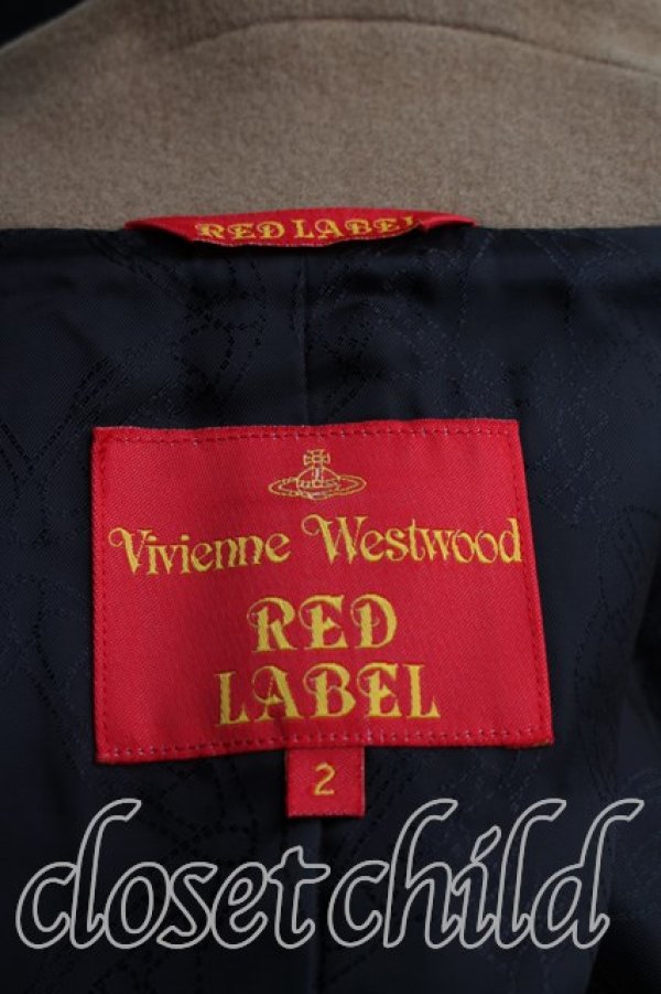 画像3: ヴィヴィアンウエストウッド 中古 / 変形カラーコート 2（9号相当） キャメル  H-26-03-22-011-co-OD-ZH (3)