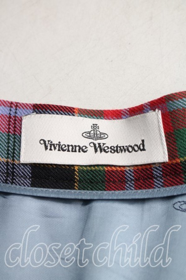 画像3: ヴィヴィアンウエストウッド 中古 / タータンチェックキルトスカート 36（S相当） タータン  H-26-03-22-013-sk-OD-ZH (3)