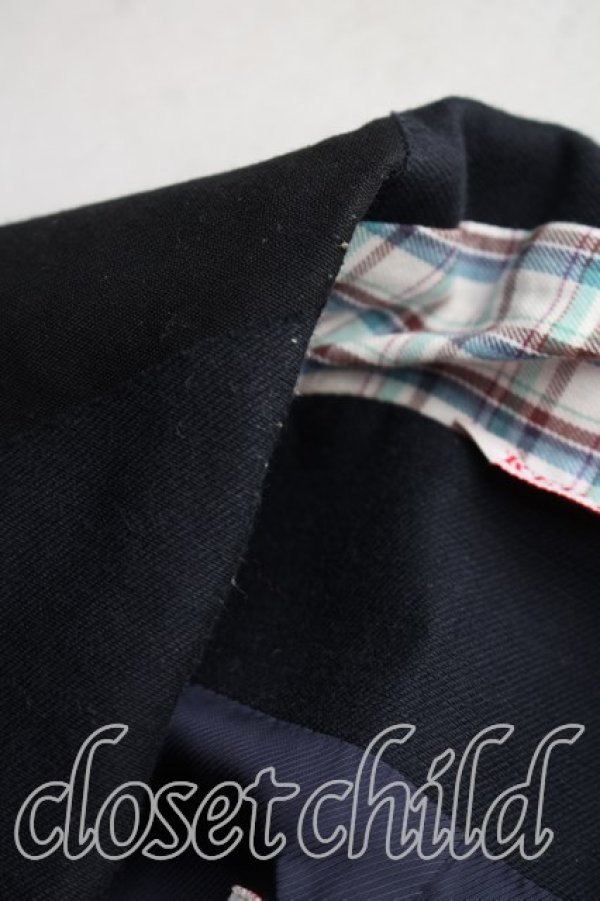 画像8: ヴィヴィアンウエストウッド 中古 / パッチワークセットアップ 2（9号相当） 紺  H-26-03-22-018-su-OD-ZH (8)