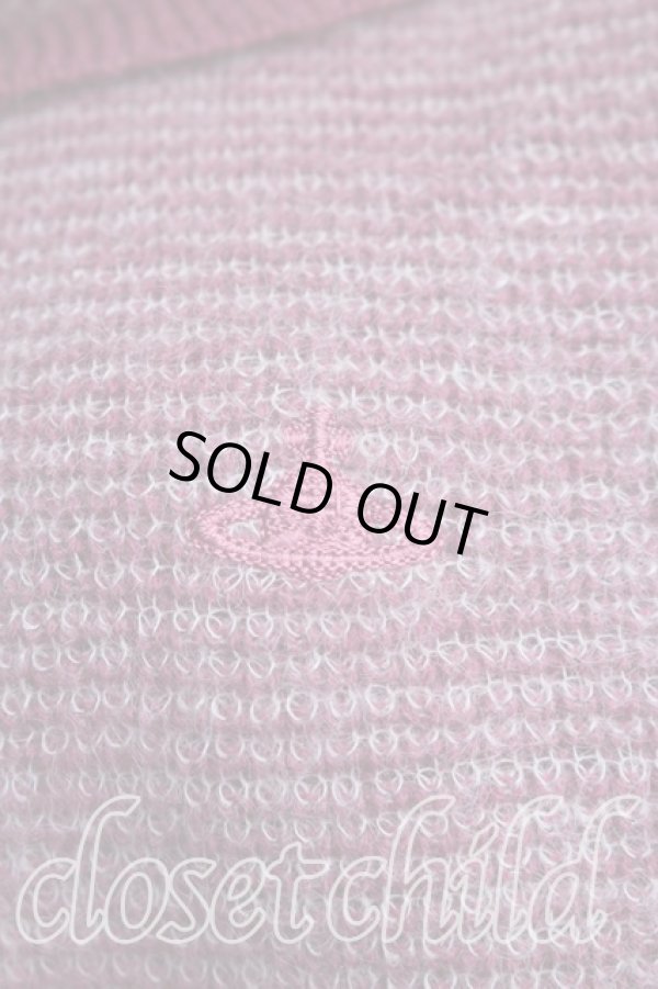 画像6: ヴィヴィアンウエストウッド 中古 / 単色オーブ刺繍ハイネックニット 2（9号相当） 紫  H-26-03-29-017-to-OD-ZH (6)