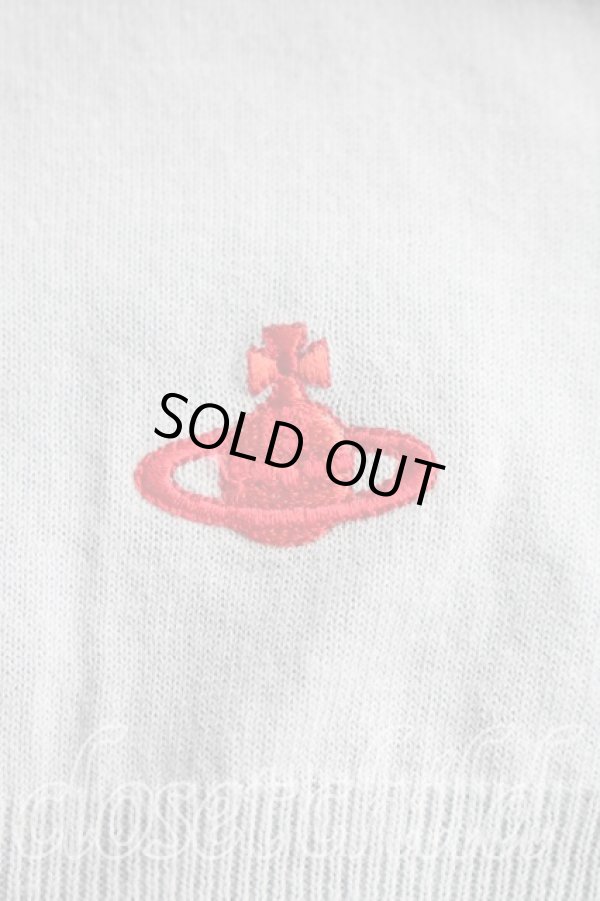 画像7: ヴィヴィアンウエストウッド 中古 / 単色オーブ刺繍カーディガン 2（9号相当） 青  H-26-03-29-019-to-OD-ZH (7)