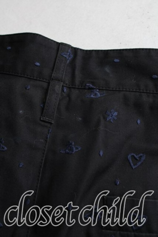 画像6: ヴィヴィアンウエストウッド 中古 / オーブジャガードサルエルパンツ 02（9号相当） 黒  H-26-03-29-020-pa-OD-ZH (6)