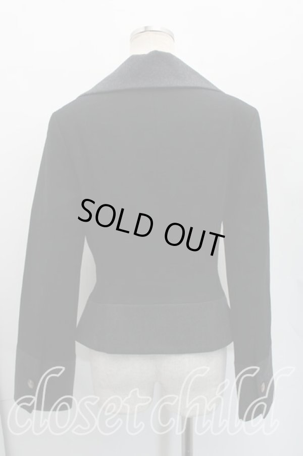 画像2: ヴィヴィアンウエストウッド 中古 / ダブルジャケット 3（11号相当） 黒  H-26-03-29-027-jc-OD-ZH (2)