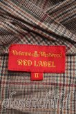 画像3: ヴィヴィアンウエストウッド 中古 / タータンチェックカシュクールシャツ II(9号相当） 茶  H-26-03-29-032-bl-OD-ZH (3)