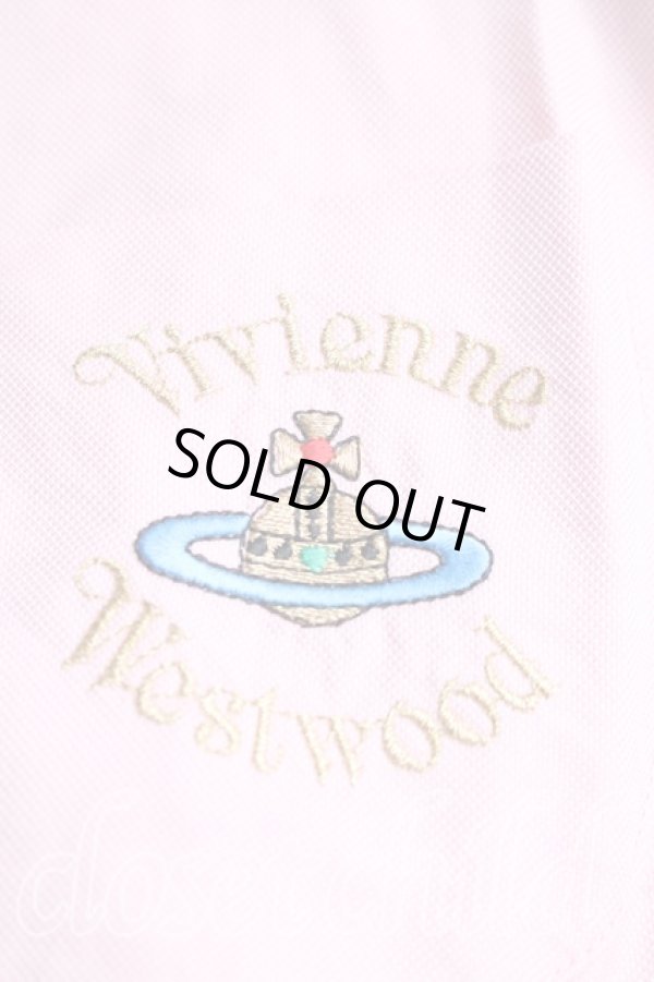 画像5: ヴィヴィアンウエストウッド 中古 / カラーオーブ刺繍シャツ II(9号相当） ピンク  H-26-03-29-033-bl-OD-ZH (5)