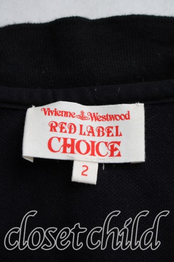 画像3: ヴィヴィアンウエストウッド 中古 / 単色オーブ刺繍ポロ 2（9号相当） 黒  H-26-03-29-036-to-OD-ZH (3)