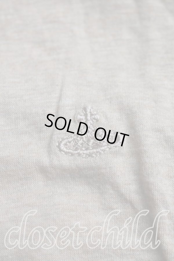 画像6: ヴィヴィアンウエストウッド 中古 / 単色オーブ刺繍ポロカットソー S 茶  H-26-03-29-039-to-OD-ZH (6)