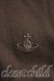 画像6: ヴィヴィアンウエストウッド 中古 / タータンチェック切替ポロ 2（9号相当） カーキ  H-26-03-29-040-to-OD-ZH (6)