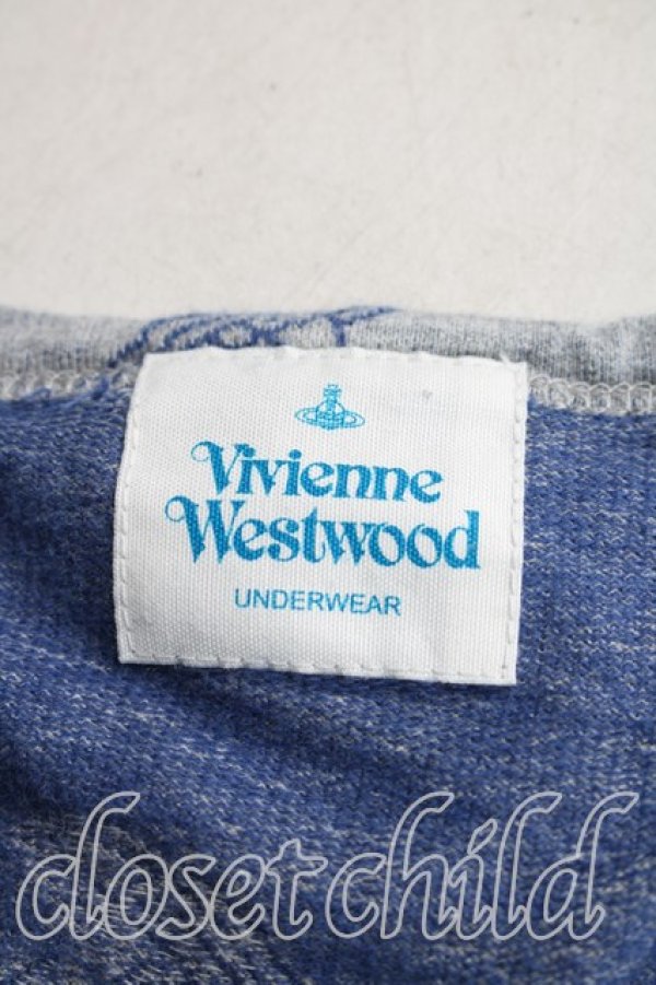 画像3: ヴィヴィアンウエストウッド MAN 中古 / オーブ総柄タンクトップ  灰  H-26-03-29-041-to-OD-ZH (3)