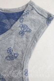 画像4: ヴィヴィアンウエストウッド MAN 中古 / オーブ総柄タンクトップ  灰  H-26-03-29-041-to-OD-ZH (4)