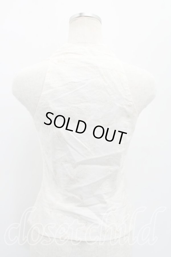 画像2: ヴィヴィアンウエストウッド 中古 / ラメフラワーptウエストコート 2（9号相当） 白  H-26-03-29-046-to-OD-ZH (2)