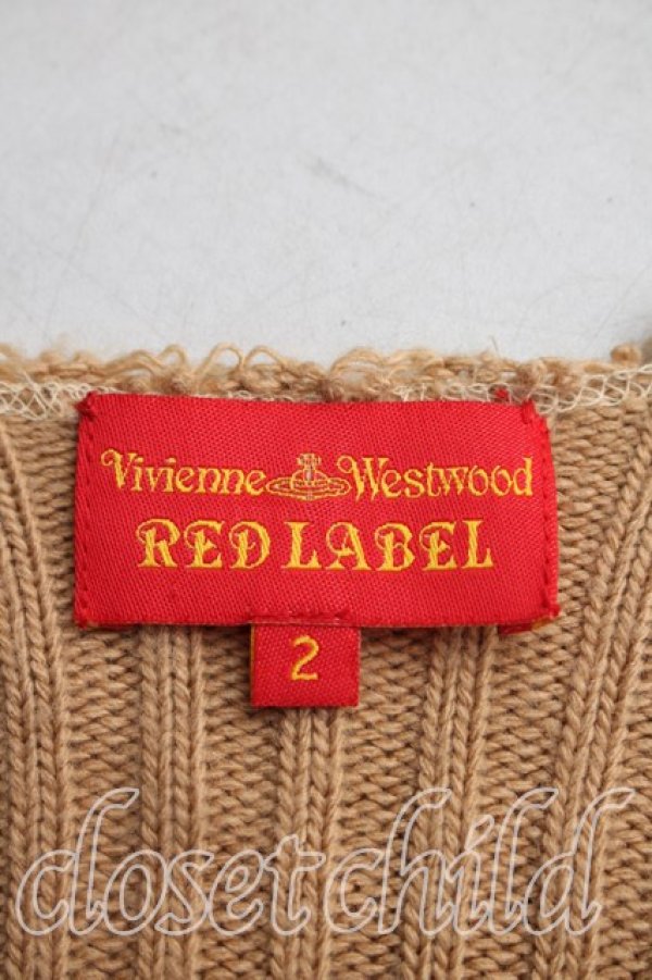 画像3: ヴィヴィアンウエストウッド 中古 / ニットケープ 2（9号相当） 茶  H-26-03-29-047-to-OD-ZH (3)