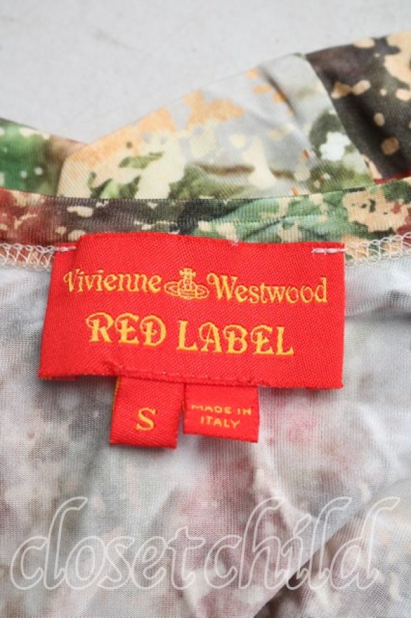 画像3: ヴィヴィアンウエストウッド 中古 / フラワーptカットソー S カーキ  H-26-03-29-052-to-OD-ZH (3)