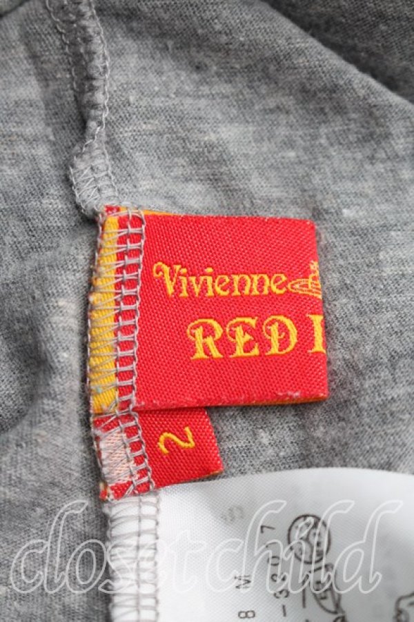 画像3: ヴィヴィアンウエストウッド 中古 / ステッチオーブカットソー 2（9号相当） 灰  H-26-03-29-055-to-OD-ZH (3)