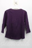 画像2: ヴィヴィアンウエストウッド 中古 / ラメオーブptカットソー 3（11号相当） 紫  H-26-03-29-056-to-OD-ZH (2)