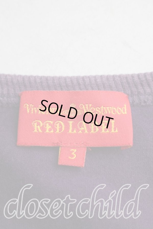 画像3: ヴィヴィアンウエストウッド 中古 / ラメオーブptカットソー 3（11号相当） 紫  H-26-03-29-056-to-OD-ZH (3)