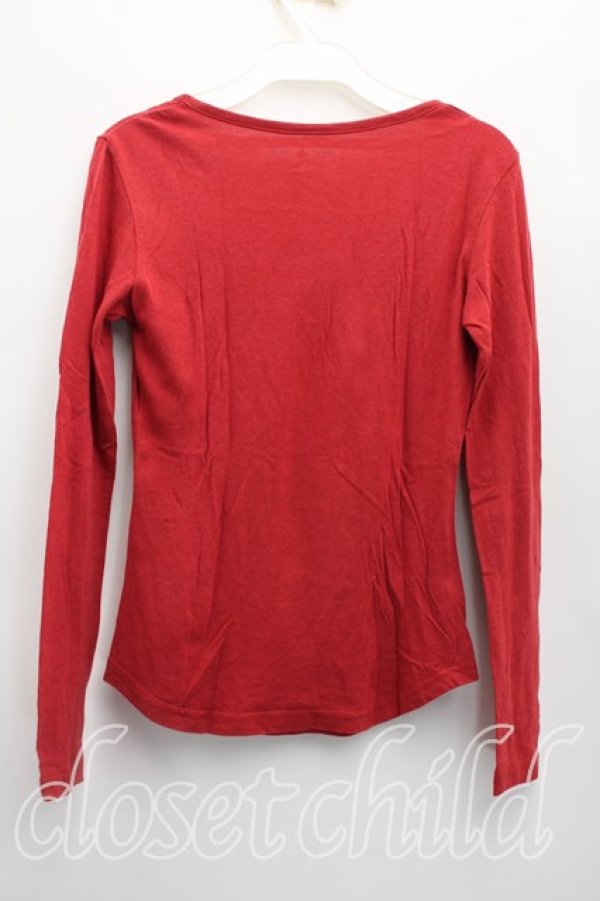 画像2: ヴィヴィアンウエストウッド 中古 / ウサギptカットソー 1（7号相当） 赤  H-26-03-29-058-to-OD-ZH (2)