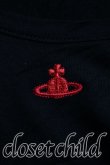 画像6: ヴィヴィアンウエストウッド 中古 / 単色オーブ刺繍カットソー 2（9号相当） 黒  H-26-03-29-059-to-OD-ZH (6)