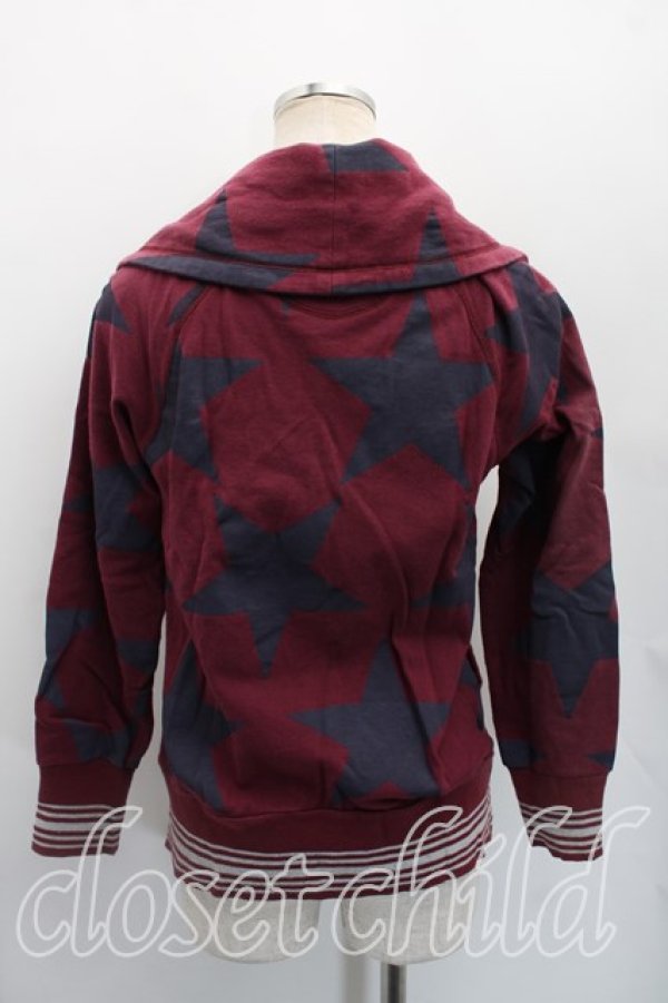 画像2: ヴィヴィアンウエストウッド 中古 / スター柄スウェット 2（9号相当） エンジ  H-26-03-29-061-to-OD-ZH (2)