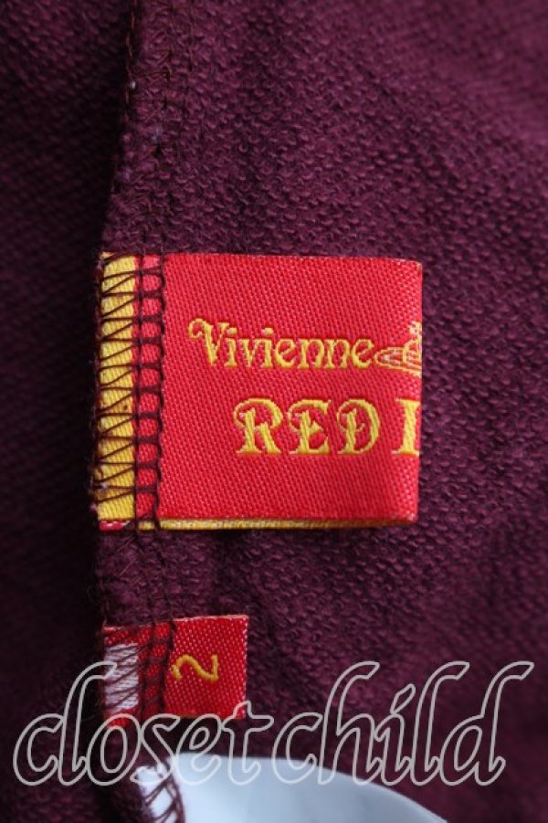 画像3: ヴィヴィアンウエストウッド 中古 / スター柄スウェット 2（9号相当） エンジ  H-26-03-29-061-to-OD-ZH (3)