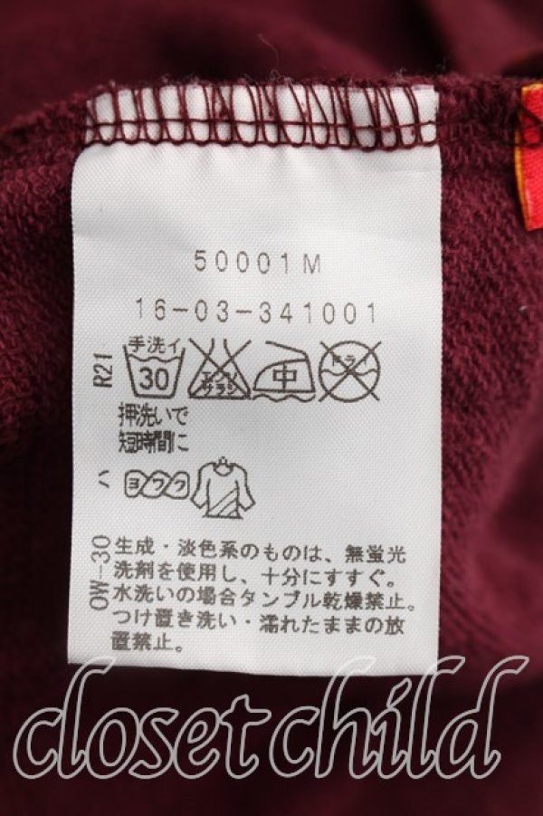 画像4: ヴィヴィアンウエストウッド 中古 / スター柄スウェット 2（9号相当） エンジ  H-26-03-29-061-to-OD-ZH (4)