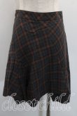 画像2: ヴィヴィアンウエストウッド 中古 / タータンチェックフレアスカート 2（9号相当） 茶  H-26-03-29-064-sk-OD-ZH (2)