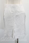 画像2: ANGLOMANIA 中古 / ストライプカンガルースカート 38（7号相当） 白ｘ紫  H-26-03-29-066-sk-OD-ZH (2)