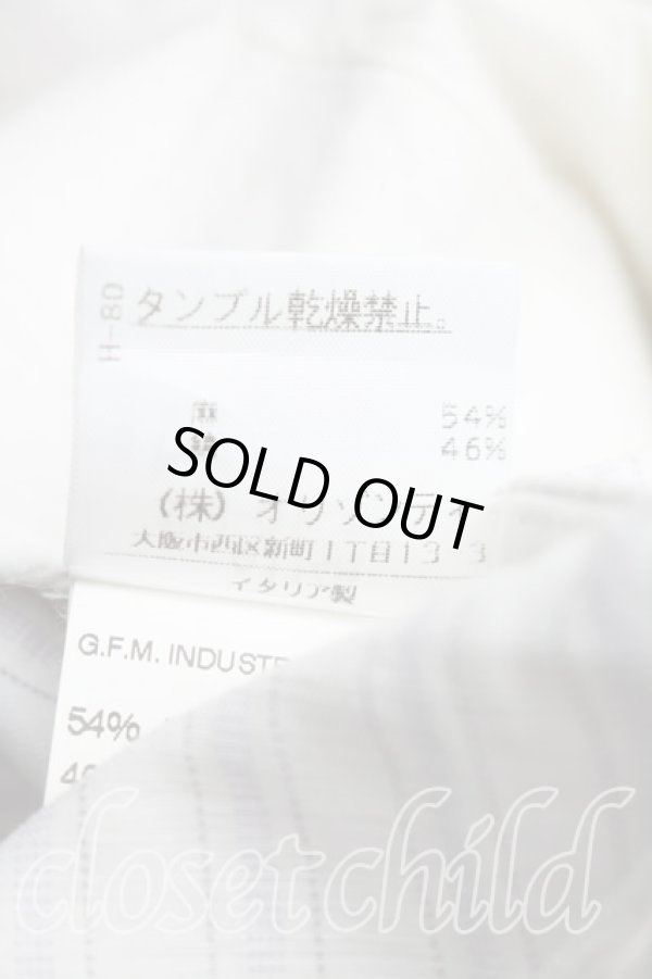 画像5: ANGLOMANIA 中古 / ストライプカンガルースカート 38（7号相当） 白ｘ紫  H-26-03-29-066-sk-OD-ZH (5)