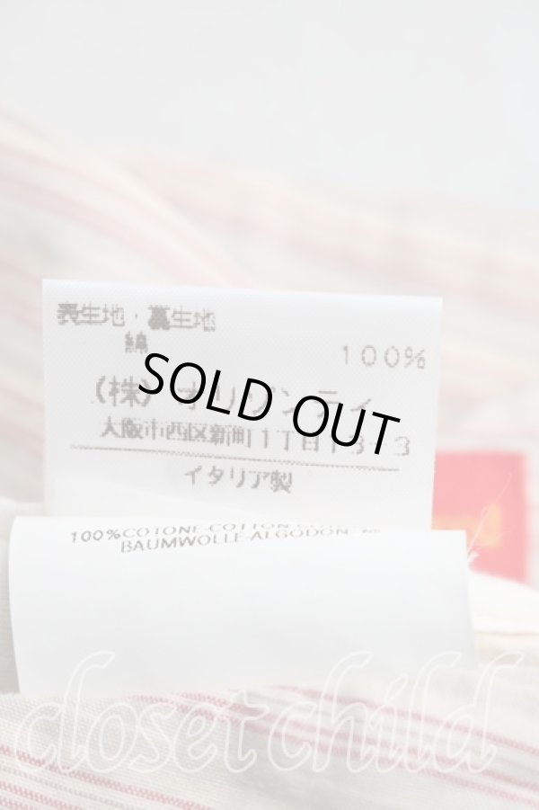 画像5: ヴィヴィアンウエストウッド 中古 / ストライププリーツスカート 38（7号相当） 灰ｘ赤  H-26-03-29-068-sk-OD-ZH (5)
