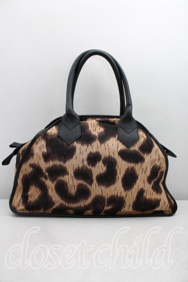 画像2: ヴィヴィアンウエストウッド 中古 / レオパード4ヤスミンバッグ  茶  H-26-03-29-069-ba-OD-ZH (2)